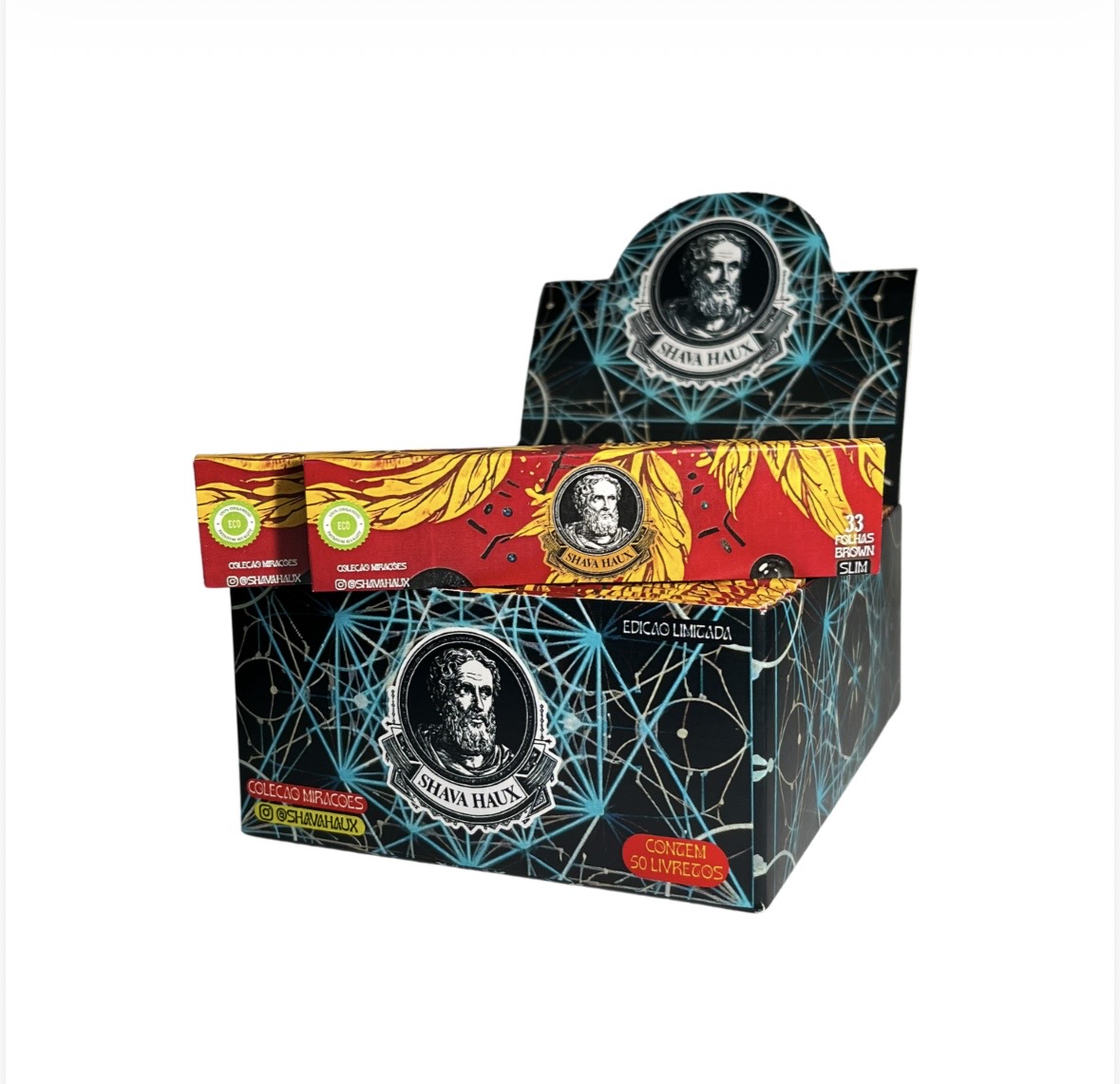 SEDA SHAVA HAUX KING SIZE SLIM BROWN CX/50