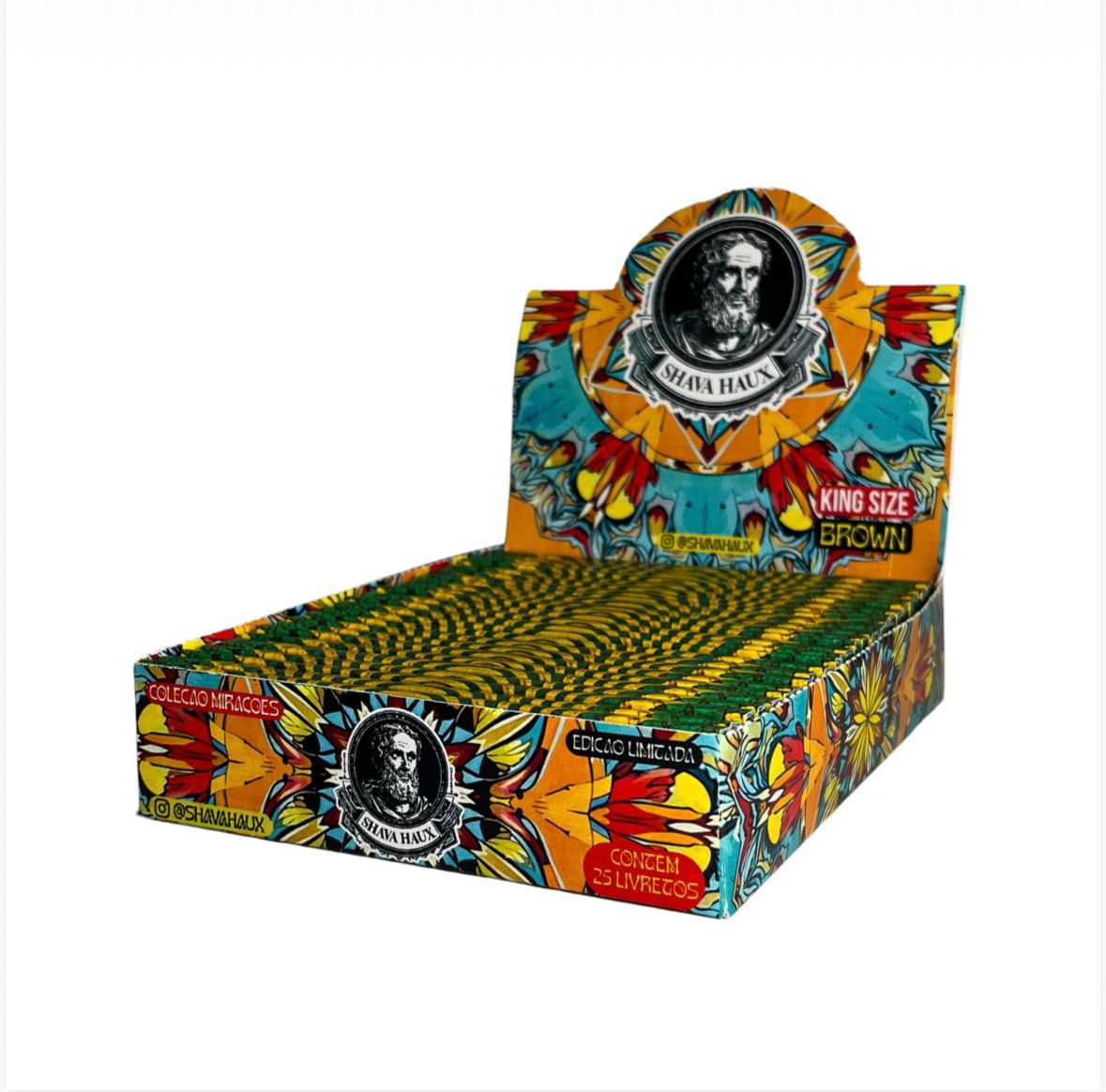 SEDA SHAVA HAUX KING SIZE BROWN |MARROM| CX/ 25