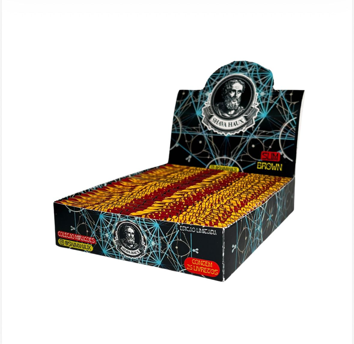 SEDA SHAVA HAUX KING SIZE SLIM BROWN CX/25