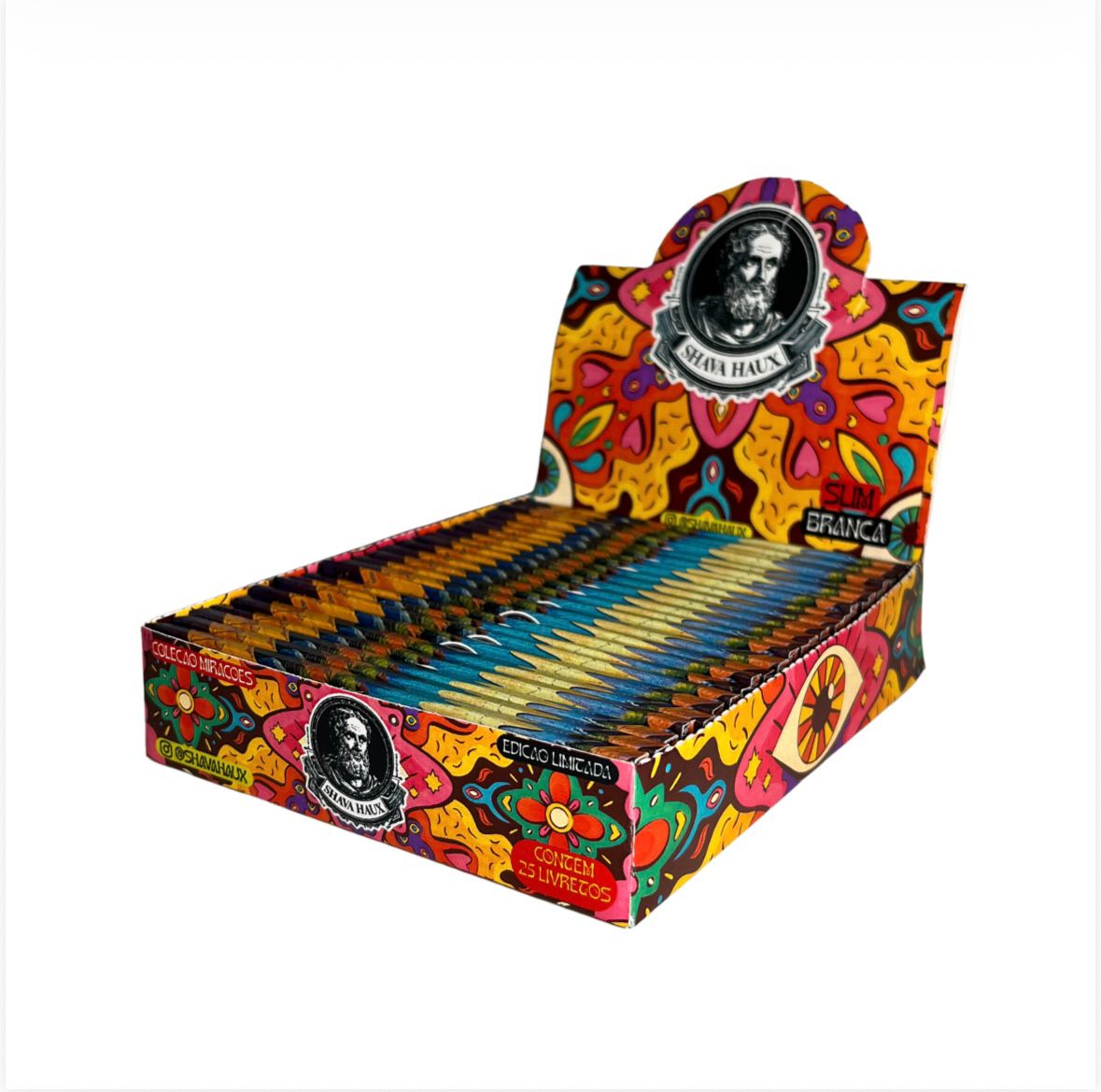 SEDA SHAVA HAUX KING SIZE SLIM WHITE |BRANCA|CX/25