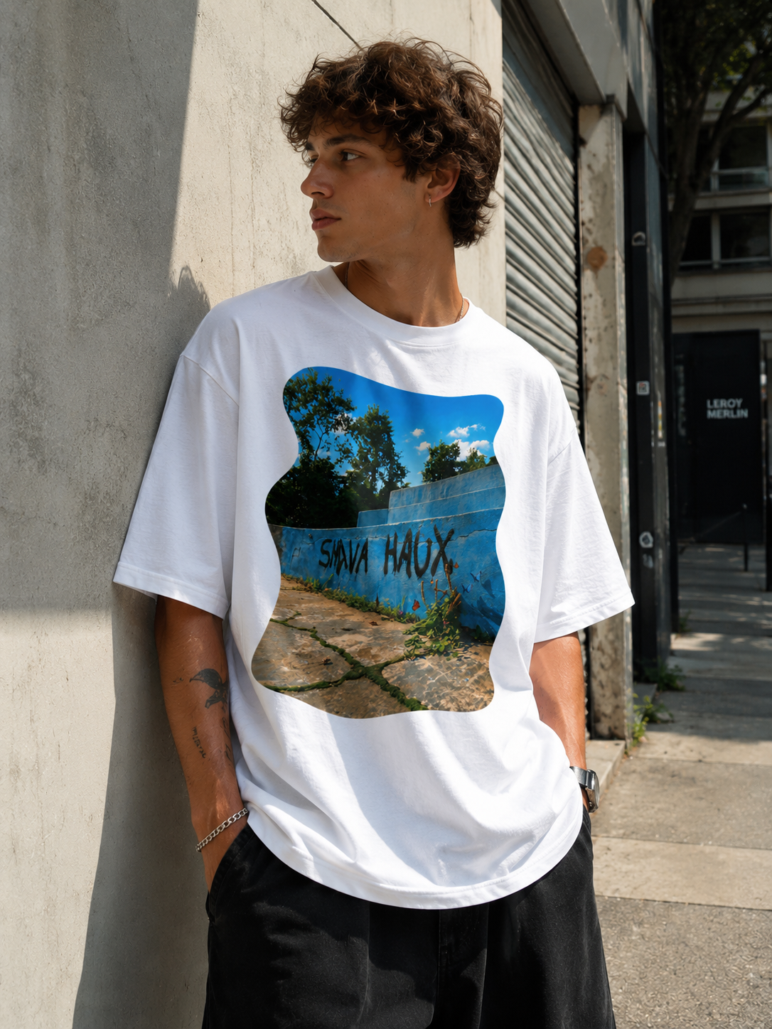 CAMISETA OVERSIZED SHAVA HAUX GRAFFITI